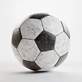 Classic Black and White Soccer Ball Essential Sports Equipment for Training Matches