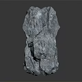 Two Natural Wood Like Stone Blocks With Rough Surface And Natural Texture