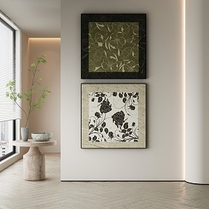 modern decorative painting 3d model