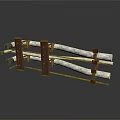 Durable Industrial Metal Support Frame With Brown Brackets And White Pipes
