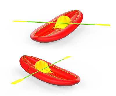 Modern Kayak 3d model