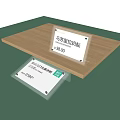 Commercial Equipment Transparent Acrylic Price Tags For Retail Product Pricing And