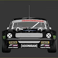 Monster Energy Ford Modified Race Car With Drift Design And Sponsor Decals