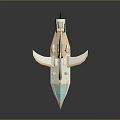 Modern Spaceship Spacecraft 3d model