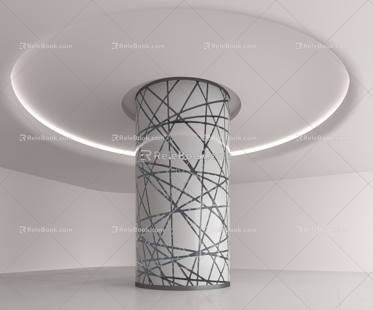 Modern Column 3d model