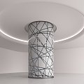 Modern Column 3d model