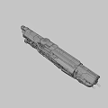 UNSC Infinity spacecraft 3d model