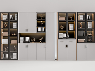 Modern File Cabinet Office File Cabinet 3d model