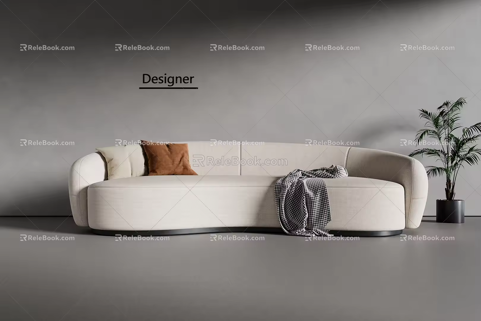 Modern Multiplayer Sofa 3d model