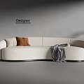 Modern Multiplayer Sofa 3d model