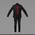 Men's Gray Blazer Paired with Pink Shirt and Blue Jeans Outfit