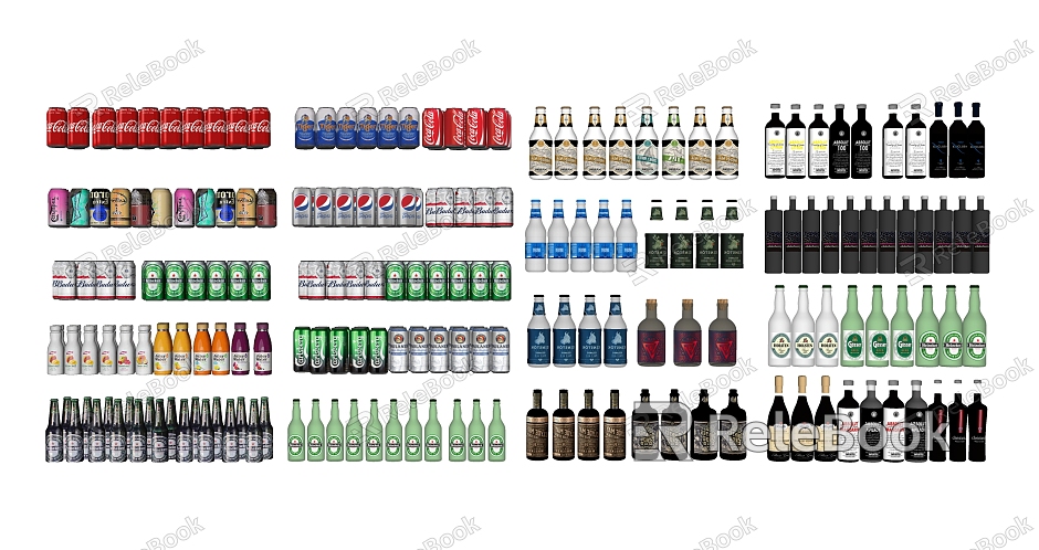 Modern Beverage Beverage Soda model