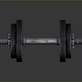 Metal Dumbbell For Home Fitness Exercise With Weight Plates And Bar