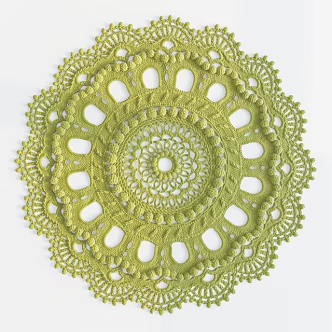 Round carpet 3d model