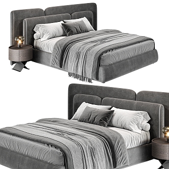 Modern Bed 3d model