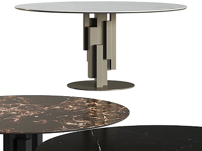 Table Dining Table Round Table Coffee Table Side Table 3d model