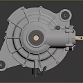 Modern universal coupling universal joint 3d model