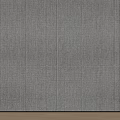 Gray Woven Texture Wall With Vertical Stripes And Wooden Floor