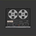TEAC Vintage Reel to Reel Tape Recorder With Dual Reels And Control Buttons