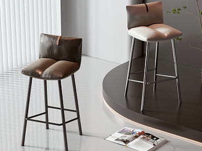 Modern Bar Chair 3d model