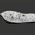 Natural Stone And Wood Decorative Piece With Rough Texture And Holes For Home Decor