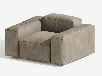 Modern Single Sofa Single Chair Leisure Chair 3d model