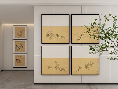 New Chinese Style Decorative Hanging Painting model