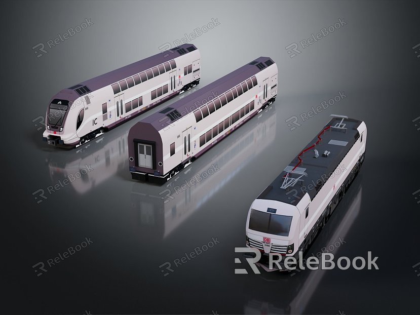 Modern carriages, moving railway carriages, subway carriages, train carriages, train carriages model