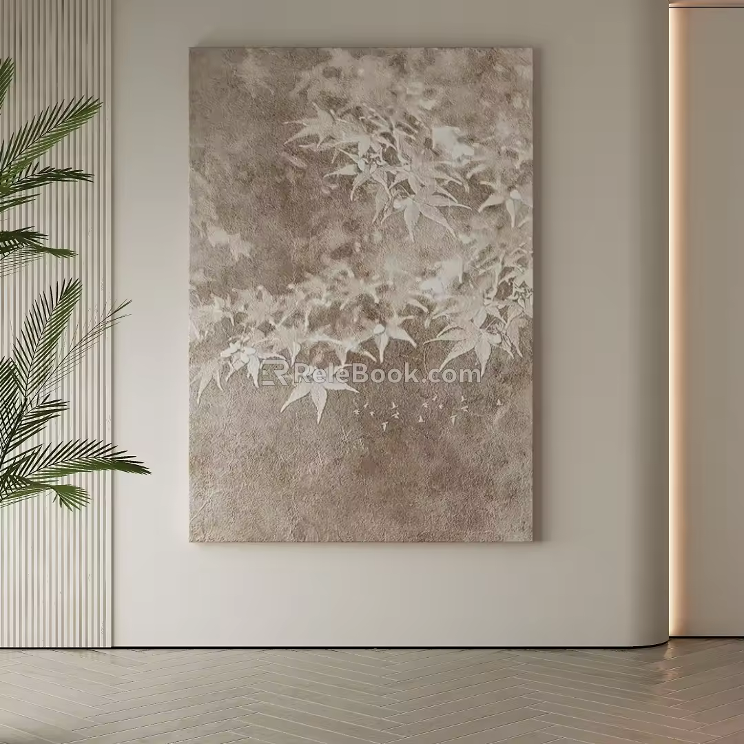 Quiet decorative painting 3d model