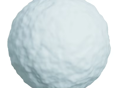Decorative Ornament Set With White Textured Sphere For Modern Home Decor 3d model