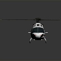 Modern Helicopter Black Hawk Combat Helicopter 3d model