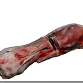 Fresh Raw Bone In Meat Cut Ideal For Home Cooking Needs 3d model