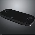 Black RTHA Handheld Gaming Console With Sleek Design And Joysticks Buttons