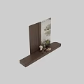 Elegant Decorative Ornament Set with Green Photo Frame White Sculpture Candle Dog Figurine and Aromatherapy