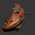 Detailed Anatomical Human Heart Model Medical Device For Medical Education Training