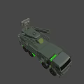 Armor missile car 3d model