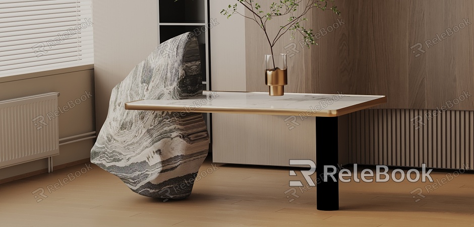 Modern coffee table model