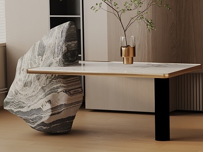 Modern coffee table model