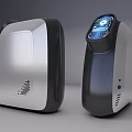 Smart Machine With Sleek Modern Design Silver Black Body And Digital 3d model