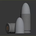 Modern Bullet Luger 3d model
