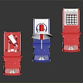 Toy Weapon Mounted Vehicles with Missile Launchers and Different Top Gear
