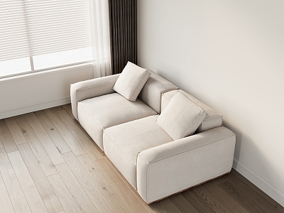 Double sofa model