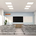 Modern Classroom Tutoring Cram School Classroom 3d model