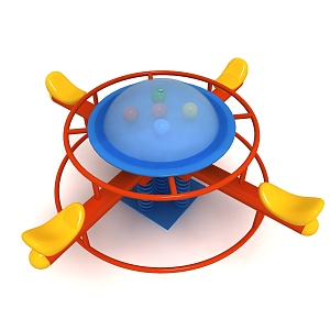 four turntable seesaw 3d model