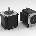 Stepper Motors In Various Sizes With Torque Current And Black Silver Housing