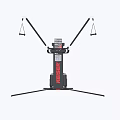 Keiser Sports Equipment with Suspension Handles Digital Display and Stable Base for Fitness Training