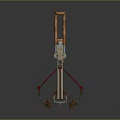 Crossbow Mechanical Crossbow Shift Bow and Arrow Shoot Far Equipment Weapons High-tech Crossbow 3d model