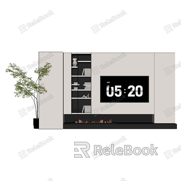 background wall TV background wall model