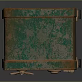 Vintage Commercial Safe The Chubbocker With Green Copper Finish And Wheels