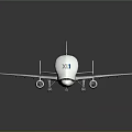 Airbus Beluga XL Aircraft With White And Blue External Design Features